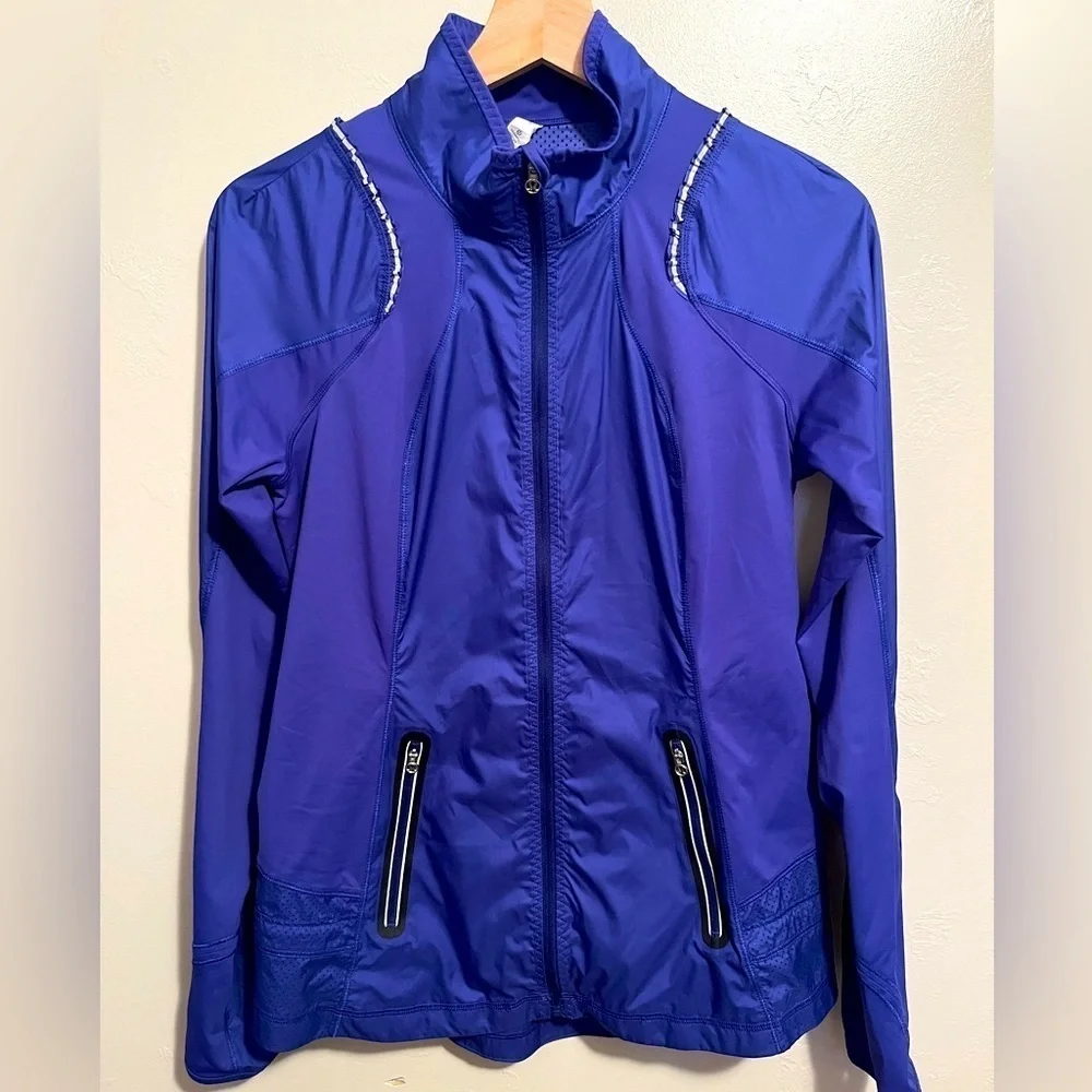 Lululemon Nothin' But Run Blue Jacket Lightweight Water Repellent Women's Size 6